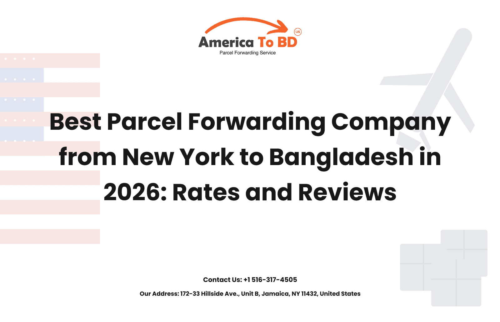 What is the Parcel Forwarding Company from New York to Bangladesh in 2026