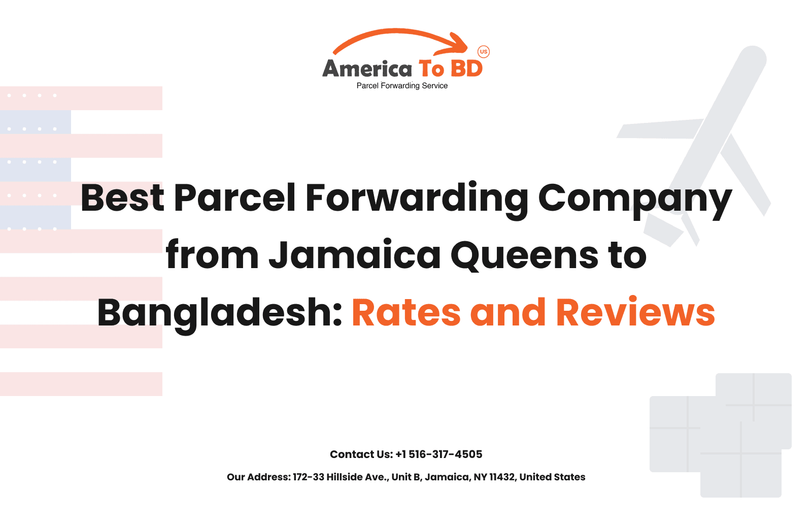 Who is the best parcel forwarding company in jamaica queens to bd?