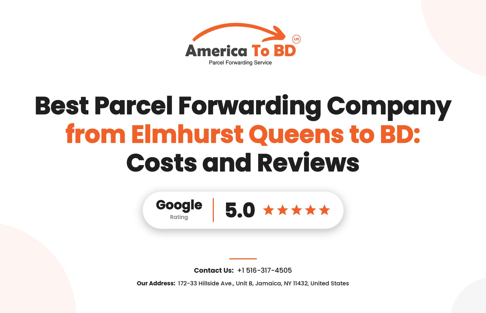 Best Parcel Forwarding Company from Elmhurst Queens to BD: Costs and Reviews