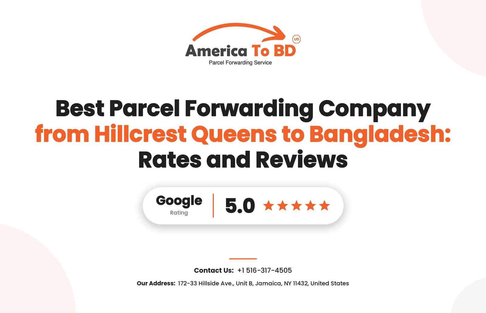 Forwarding hillcrest queens bangladesh and package safety delivery performance